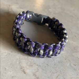 Purple Camo Paracord Bracelet